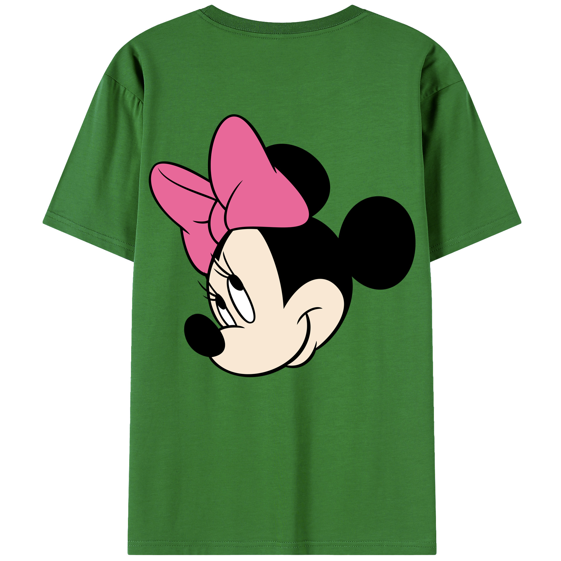 （画像用） ミッキーマウス Mickey Mouse レディース半袖Tシャツ(バックプリント)